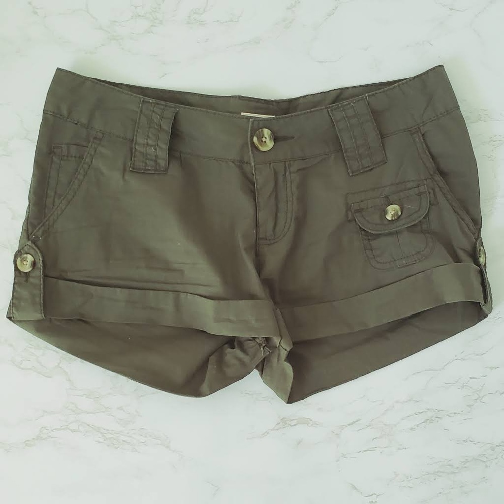 Green Safari Shorts
